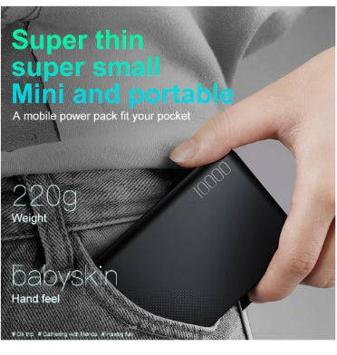 BASEUS M31 10000mAh DUAL USB SLIM POWERBANK BLACK
