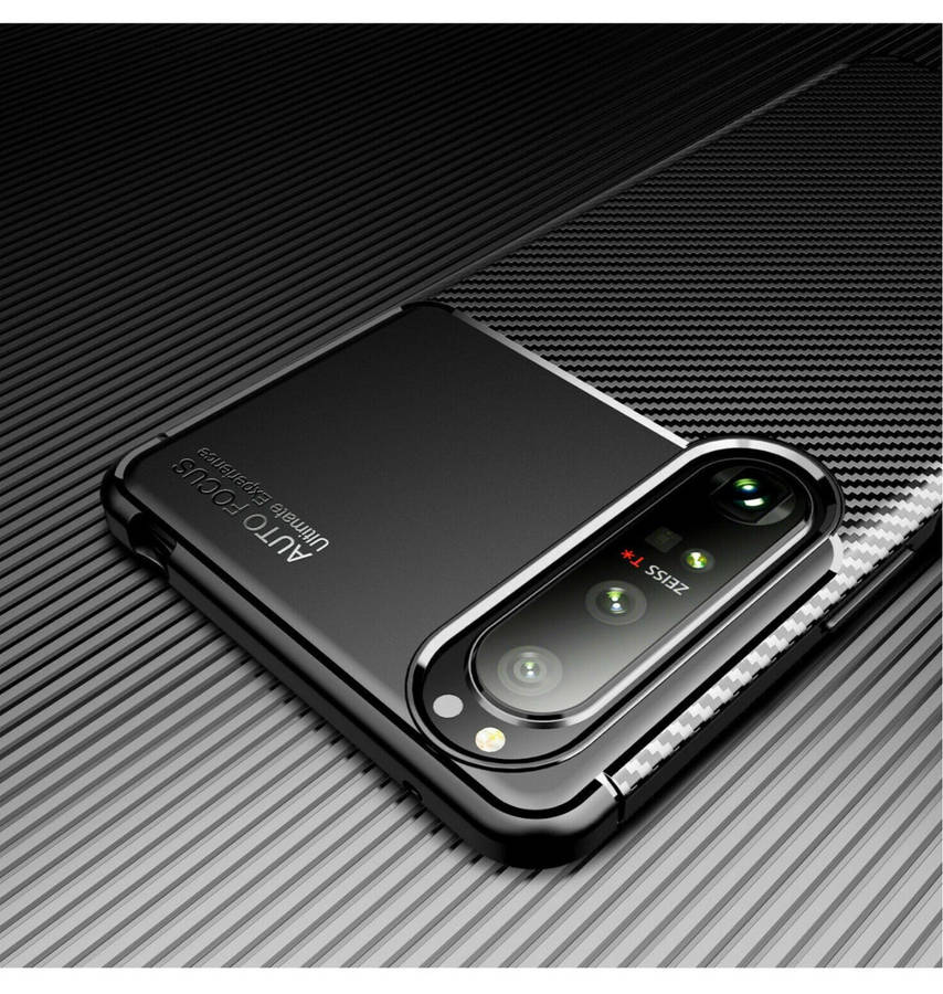 SONY XPERIA 10iii (2021) SLIM CARBON FIBRE CASE BLACK | PULEN