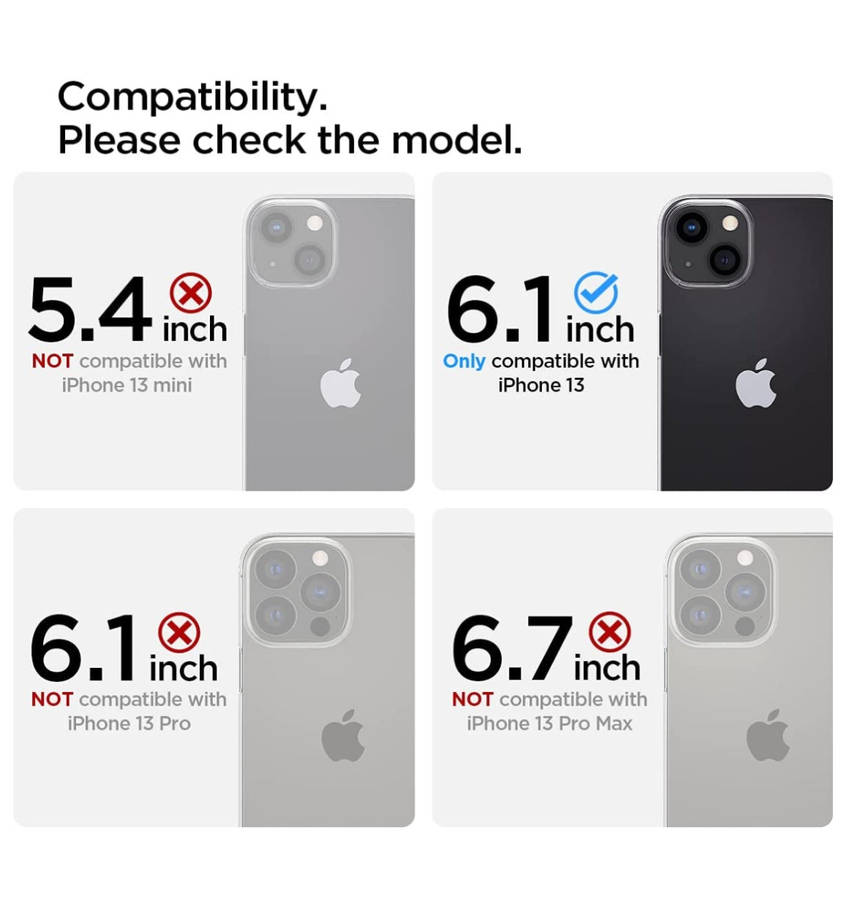 IPHONE 13 PREMIUM ULTRA HYBRID CRYSTAL CASE CLEAR | SPIGEN