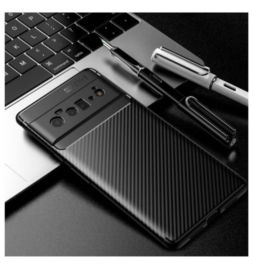 GOOGLE PIXEL 6 PRO PREMIUM SLIM CARBON FIBRE CASE BLACK | OLIXAR