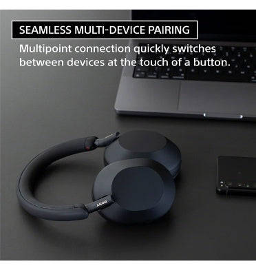 SONY WH1000XM5 NOISE CANCELLING WIRELESS HEADPHONES BLACK