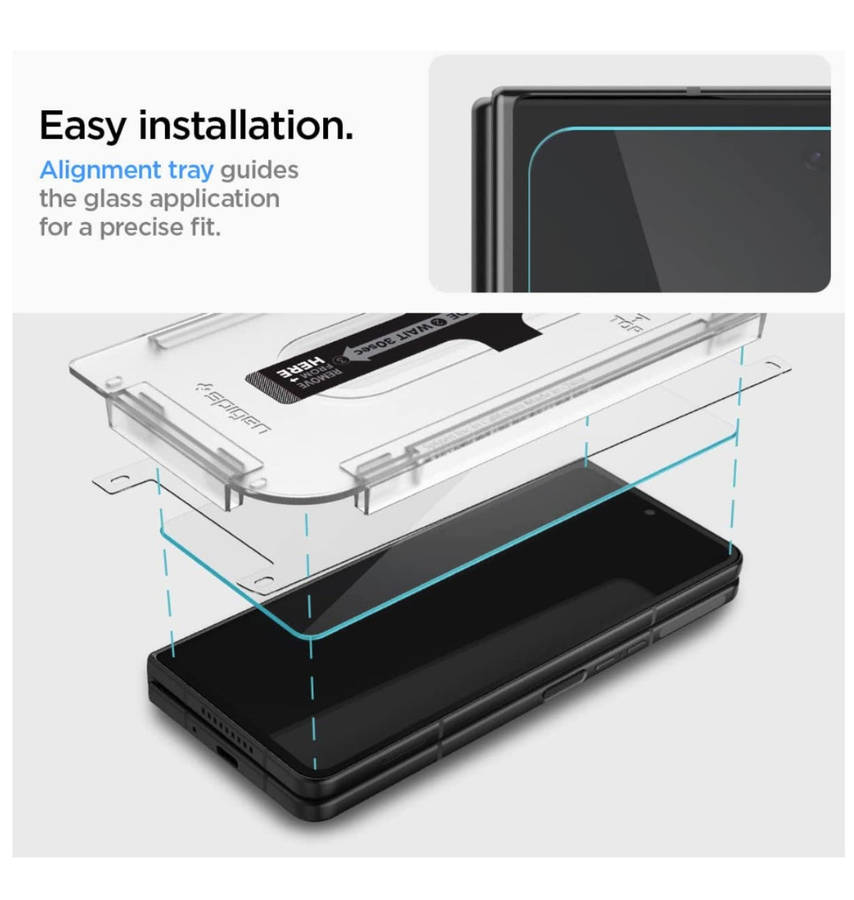 SAMSUNG GALAXY Z FOLD 4 PREMIUM TEMPERED GLASS SCREEN PROTECTOR | SPIGEN