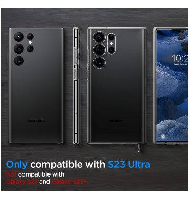 SAMSUNG GALAXY S23 ULTRA PREMIUM SLIM LIQUID CRYSTAL CASE CLEAR | SPIGEN