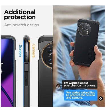 ONEPLUS 11 PREMIUM TOUGH ARMOR CASE BLACK | SPIGEN