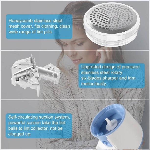 Upgrade Battery Operated Lint Fluff Remover