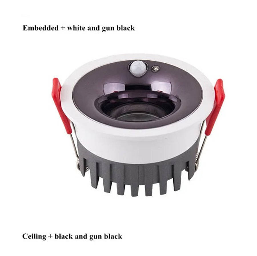 12W LED Recessed Downlight with Adjustable Spotlight Lens