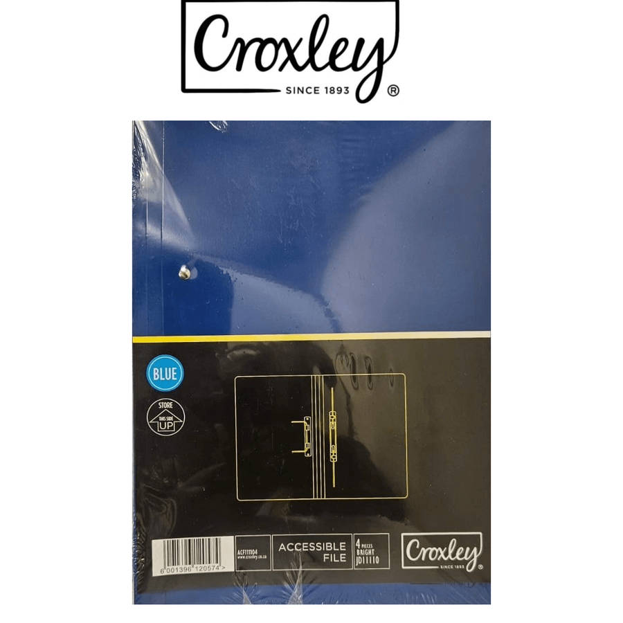 CROXLEY JD1111 Accessible Files (Pack of 4)