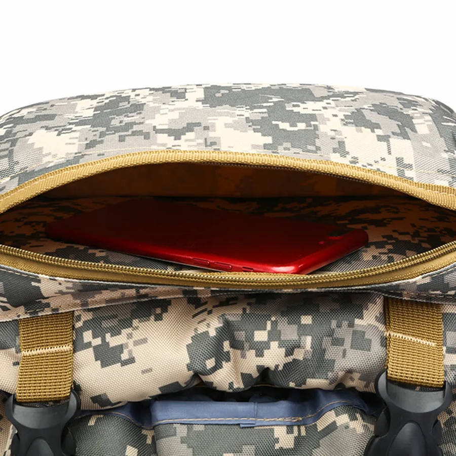 80L Hiking Military Outdoor Backpack For Tactical Fishing Activities