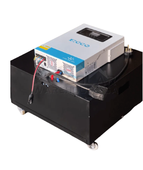 3500va / 3500w solar ready hybrid inverter trolley + 2x 200ah deep cycle gel battery