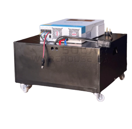 3500va / 3500w solar ready hybrid inverter trolley + 2x 200ah deep cycle gel battery