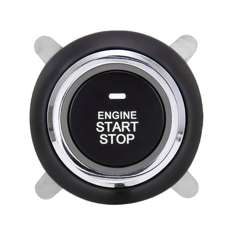 Smart Car Switch Car Engine Start Stop Switch Car Push Start Switch, with RFID Alarm System, Blue...