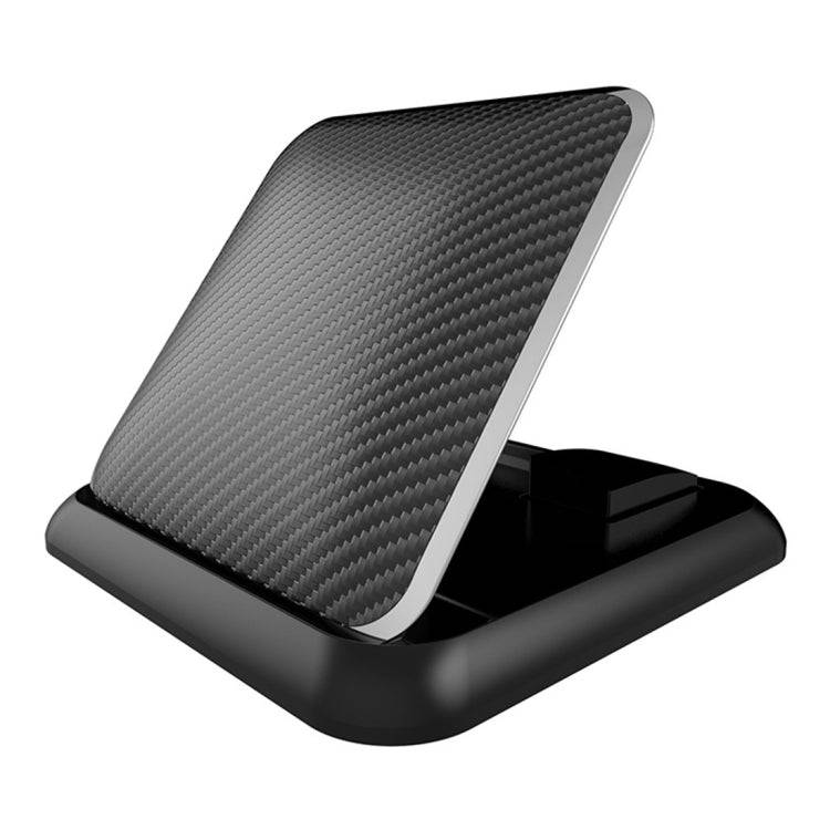 Car Carbon Fiber Texture Silicon Mobile Phone Holder for 3.5-6.8 inches Cellphone, Phone Holder f...