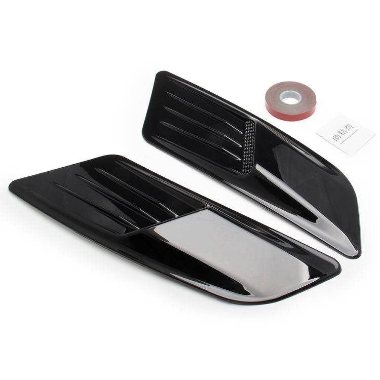 2 PCS Car Decorative Air Flow Intake Scoop Bonnet Side Fender Vent Hood Set for Ford Mustang 2015...