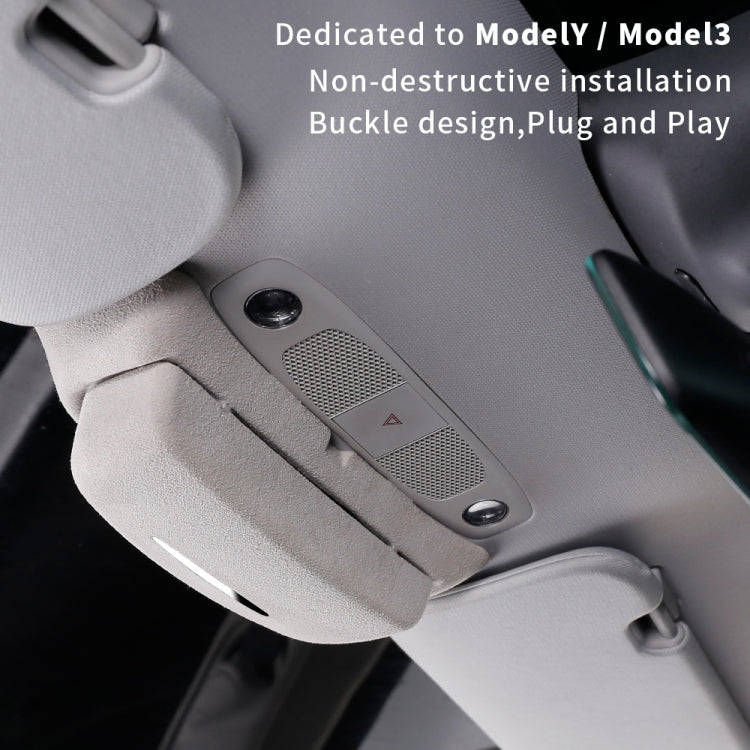 Car Ordinary Version Sunglasses Storage Box for Tesla Model 3 2019-2023, Ordinary Version for Tes...