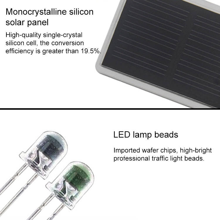 Solar Horseshoe Road Stud Light Car Guidance Light Road Deceleration Light, Constantly Bright Ver...