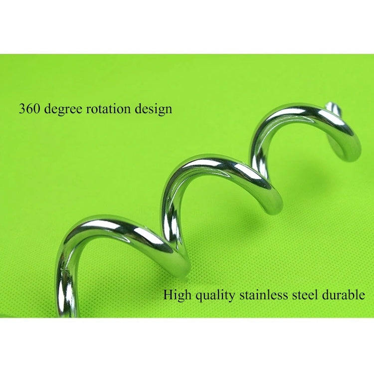 Stainless Steel Dog Spiral Tie Out 360 Degree Rotation Anti Wrap Fixed Pile Outdoor Camping Stake...