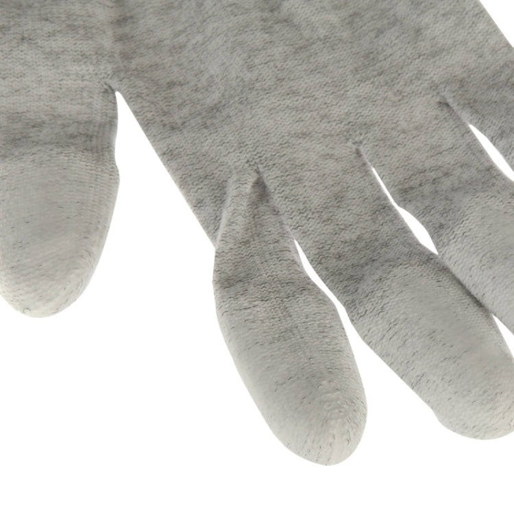 Anti Static ESD Safe Universal Size PU Fingertip Coating Gloves for Computer / Electronic / Phone...