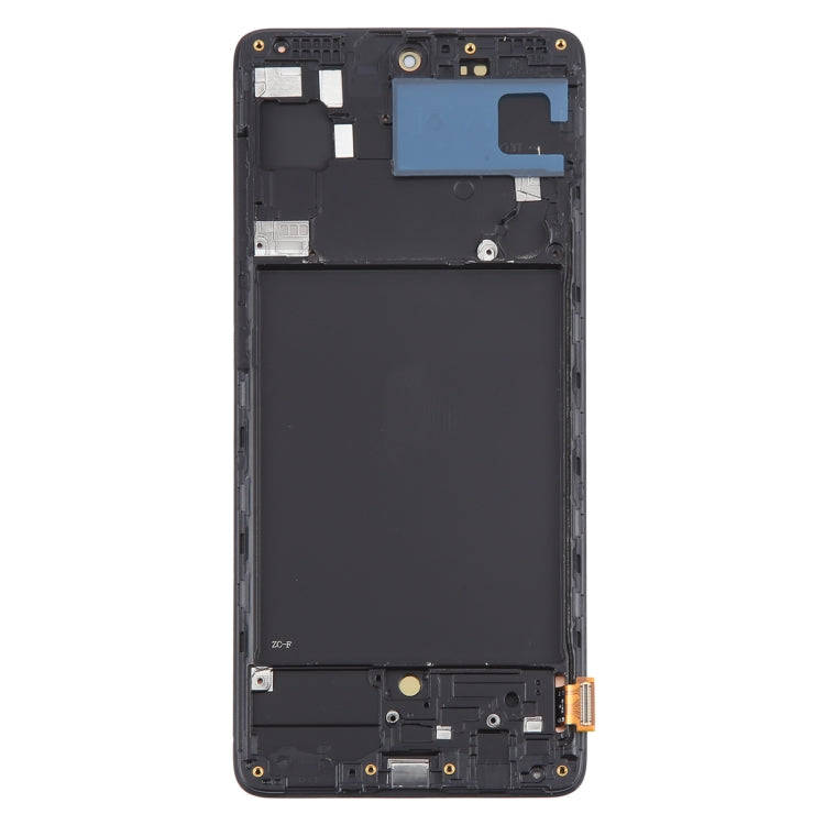 For Samsung Galaxy A71 4G SM-A715F 6.43 inch OLED LCD Screen Digitizer Full Assembly with Frame, ...