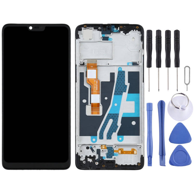 LCD Screen and Digitizer Full Assembly With Frame for OPPO A3 / F7 PADM00 CPH1837 PADT00 CPH1819 ...