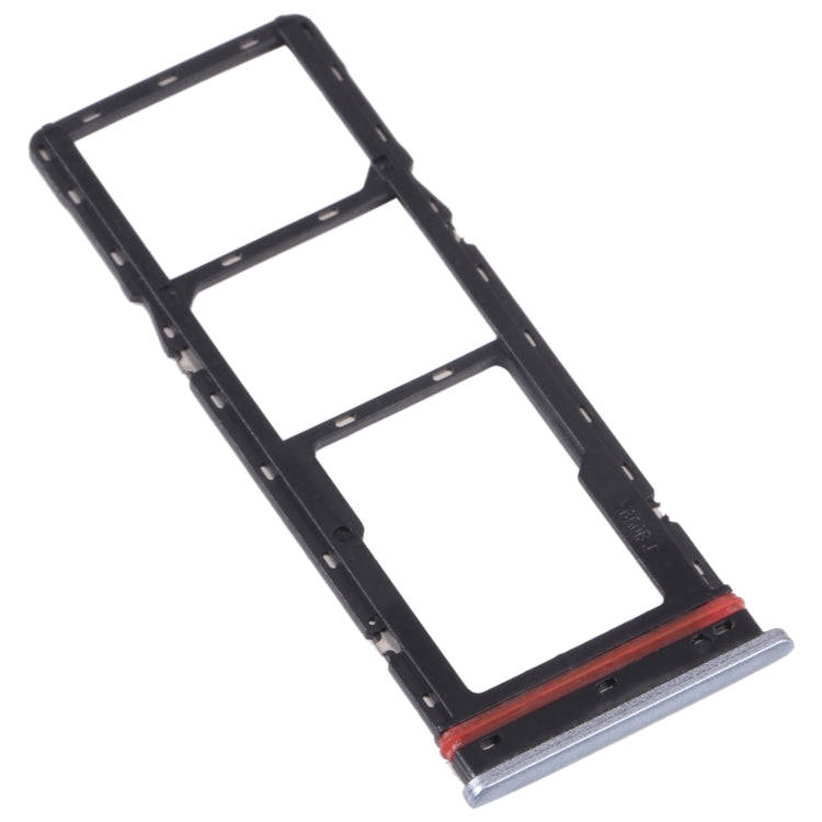 For Tecno Camon 17 Pro CG8 CG8H SIM Card Tray + SIM Card Tray + Micro SD Card Tray