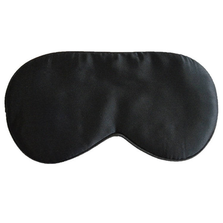 2 PCS Pure Silk Sleep Rest Eye Mask Padded Shade Cover Travel Relax Aid Blindfolds, Navy blue, Bl...