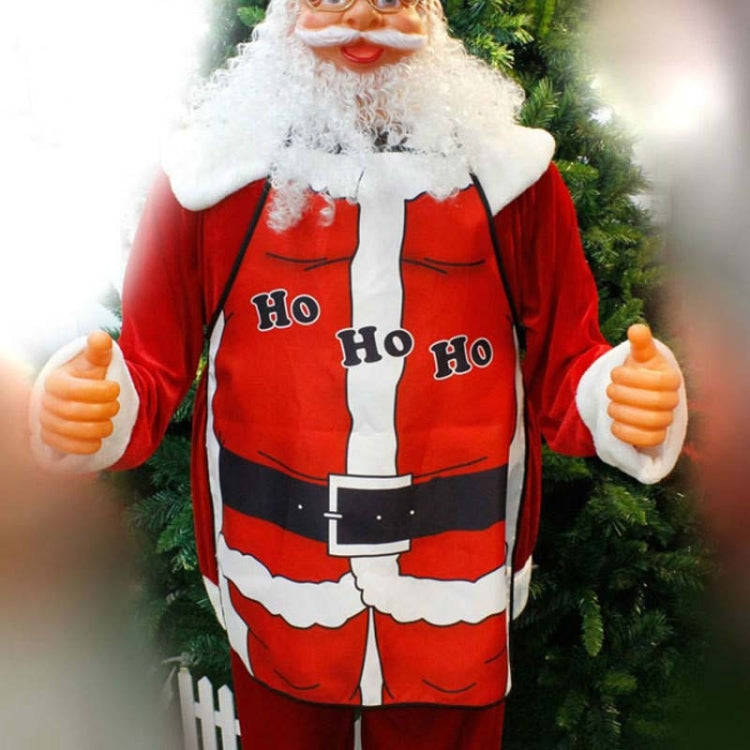 2 PCS Creative Christmas Restaurant Hotel Waiter Apron Decoration, Male, Female