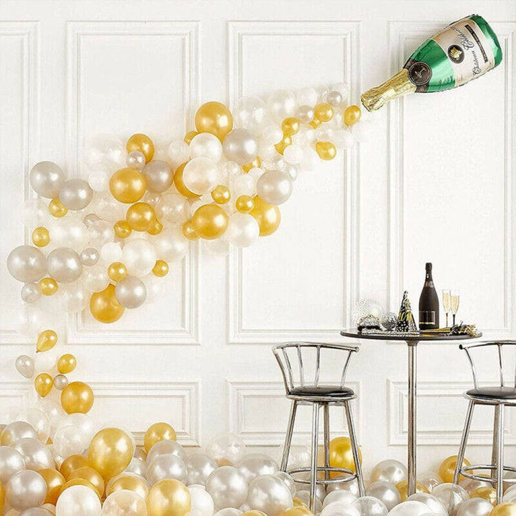 Champagne Bottle Aluminum Foil Balloon Set Wedding Party Cocktail Party Decoration Balloon, Champ...