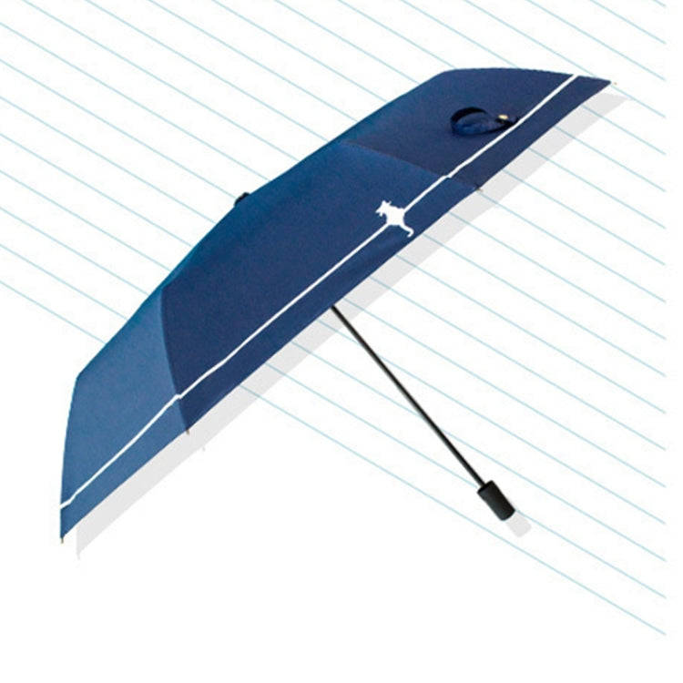 Small Fresh Forest Simple Sun and Rain Dual-use Sun Umbrella Sunscreen UV Protection Black Plasti...