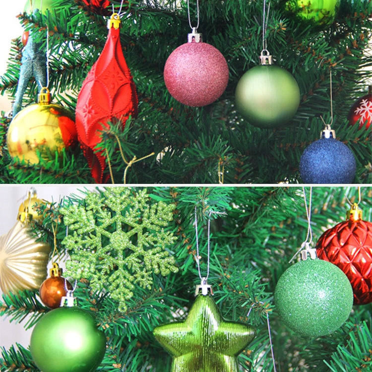 24 PCS 3cm Home Christmas Tree Decor Ball Bauble Hanging Xmas Party Ornament Decorations, green, ...