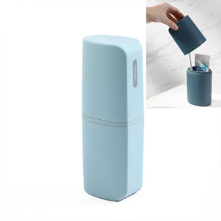 Portable Toothbrush Cups for Business Trips with Lid Creative Mouthwash Cup, Without Sub-bottle, ...