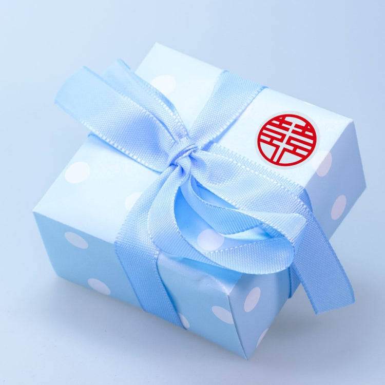Wedding Happy Word Sticker Envelope Sealing Sticker Sugar Box Red Envelope Wedding Label, Diamete...