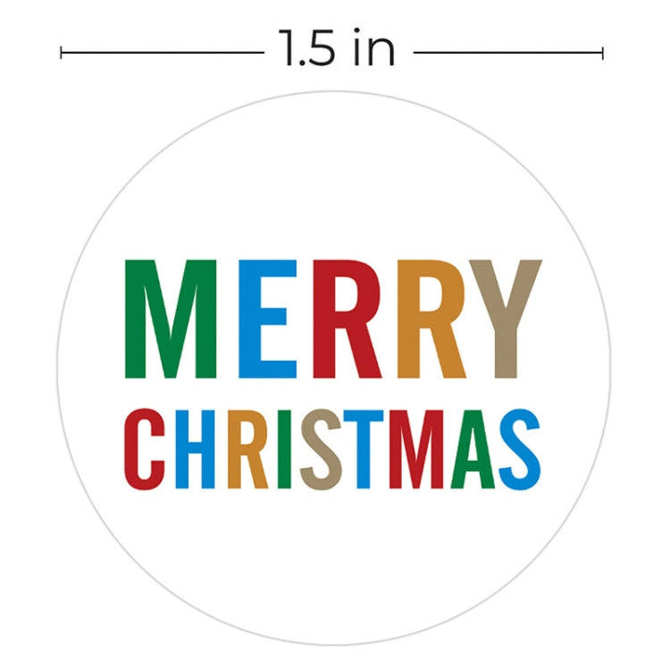 LG-210730-38-005 Christmas Sticker Gift Tags In Rolls With Colorful Letters, LG-210730-38-005