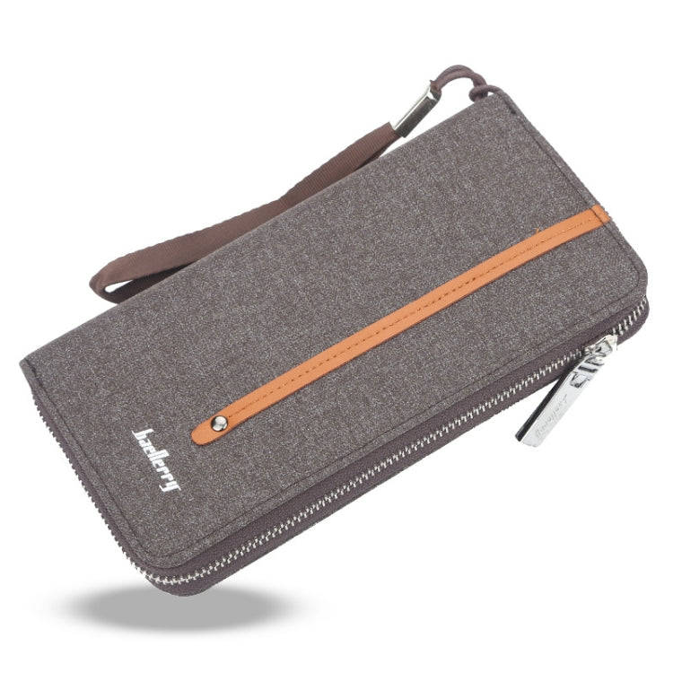 Baellerry Canvas Wallet Long Zipper Wallet Vintage Casual Multi-Card Clutch For Men, Blue, Black,...