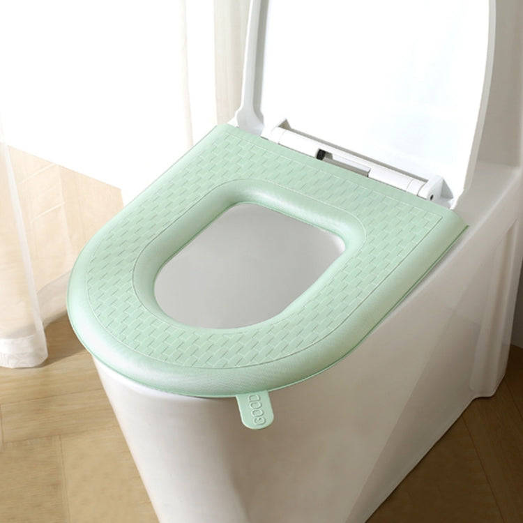 Household Thickened Waterproof Washable Toilet Seat, Green, Gray, Pink, Blue