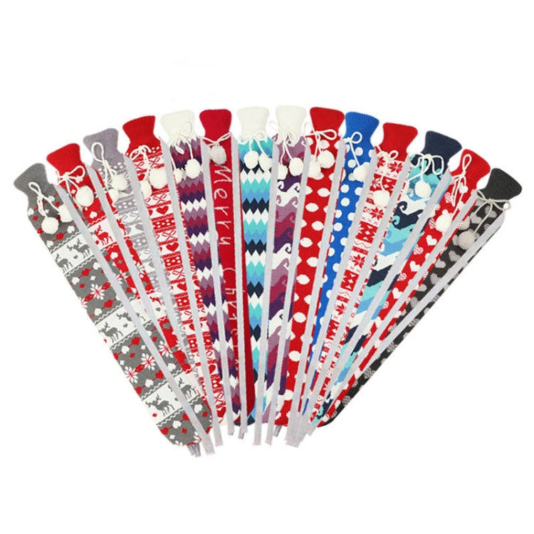 2L Long-strip Multifunctional Water-filled Rubber Hot Water Bags, Spec: Gradient Red Yellow, Grad...