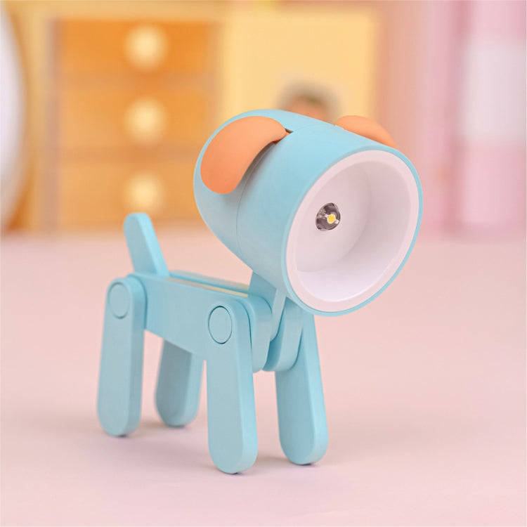 TL-23 LED Mini Foldable Cartoon Desk Lamp Home Pet Shape Decoration Table Lamp, Spec:, Dog (Blue)...