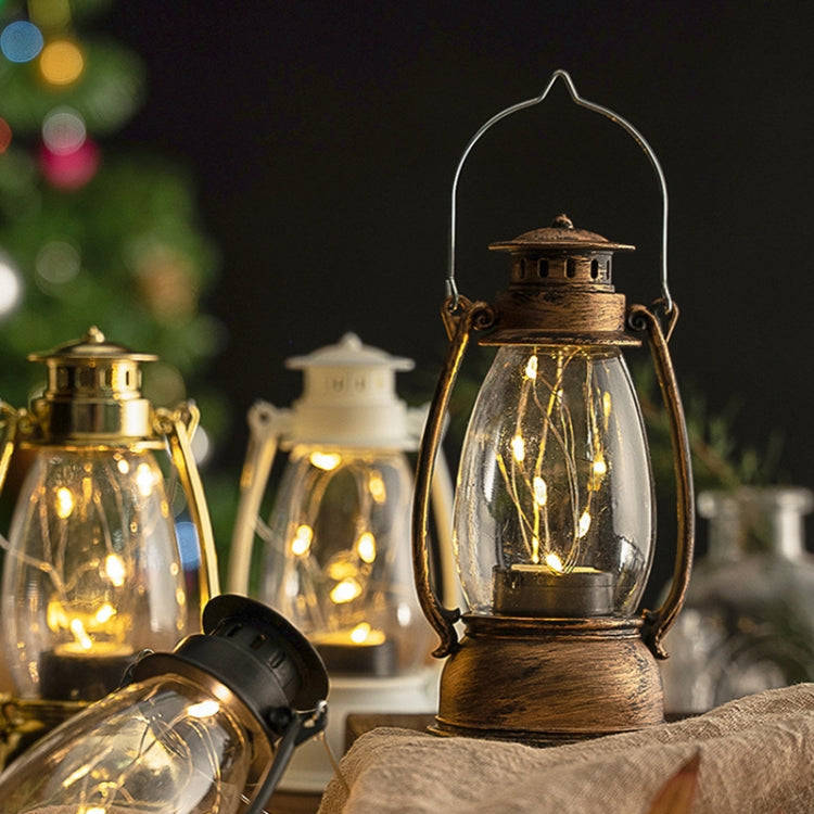 Retro Lantern Table Decoration Christmas Scene Decoration Simulation Oil Lamp