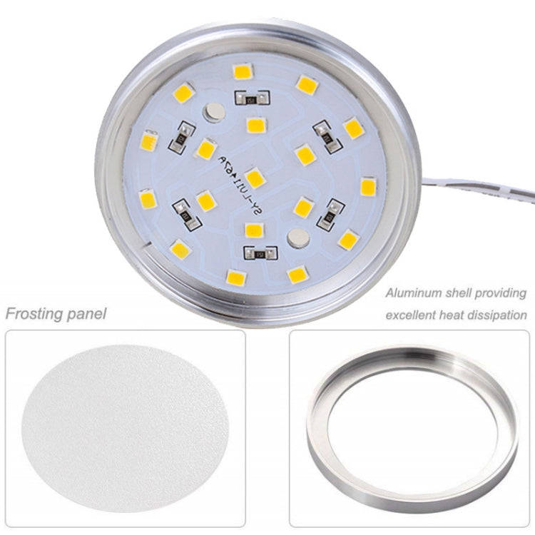 2 PCS 2W DC12V 18LED Cabinet Lights Showcase Lights,Spec:, 2510 Terminal - Side Outlet, 2510 Term...