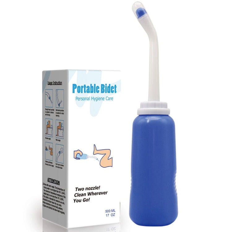 500ml  Portable Travel Bidet Bodily Peri Wash Bottle For Postpartum Care, Blue, Pink, Green