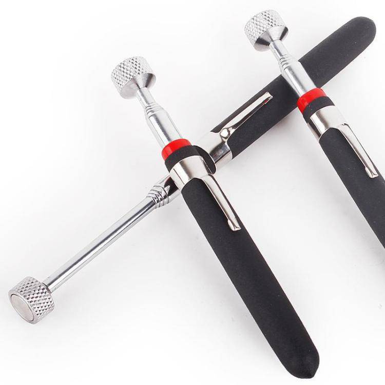 620mm Telescopic And Extended Magnetic Pickup Auto Repair Magnet Rod, 620mm