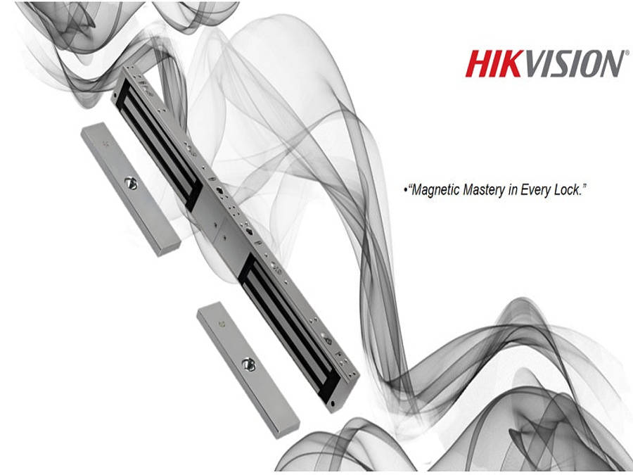 Hikvision DS-K4H450D Pro Series Magnetic Lock - 500kg Double Door, 12/24 VDC