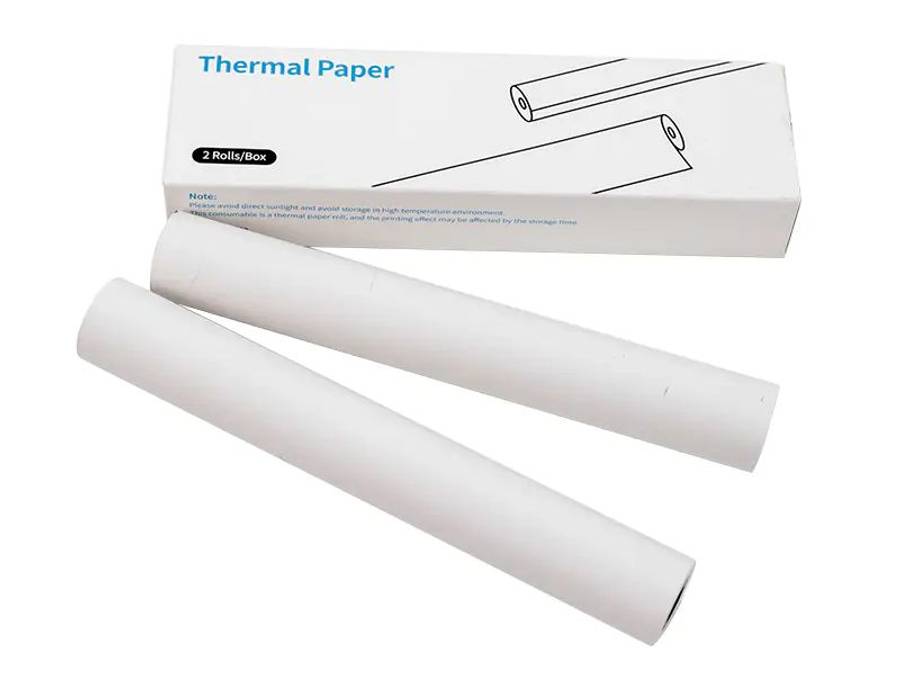 ZAPOS A4 Direct Thermal Paper Rolls - 210mm x 7m, 2-Pack (ZA-A4TP-2PACK)