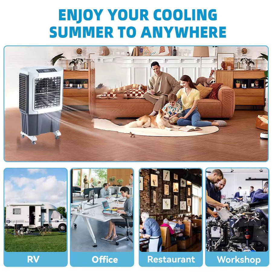 Condere GZ20-36B / 36A Evaporative Air Cooler  36L Portable Cooling Fan with Humidifier