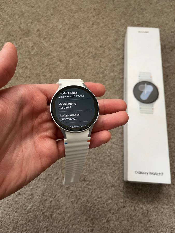 Samsung Galaxy Watch 7 LTE 44mm Excellent condition with box and charger