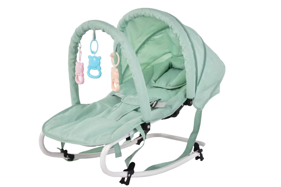 Foldable Baby Rocker Multifunctional Toddler Baby Bouncer Rocking Chair