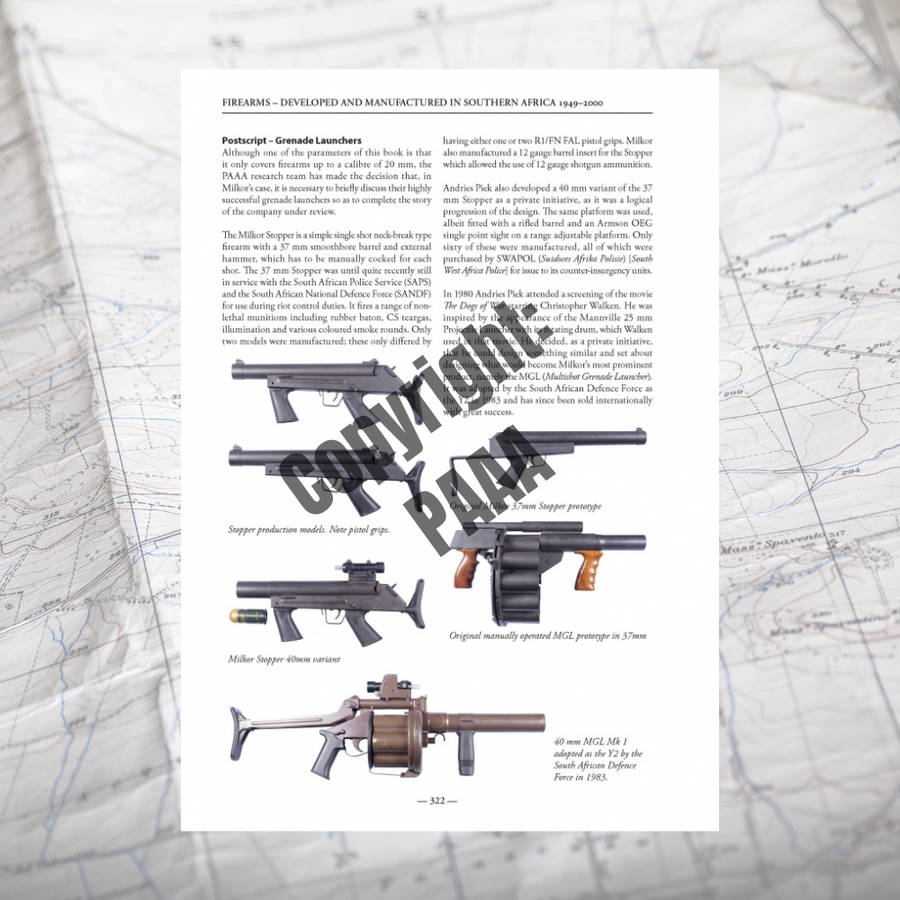 SOFTCOVER: Firearms Developed & Manufactured in Southern Africa 1949-2000 Third Impression