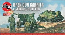 Bren Gun Carrier & 6Pdr Amti-tank Gun 1/76 Scale Airfix A01309V