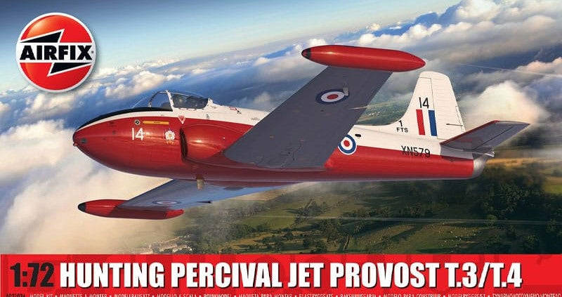 Hunbting Percival Jet Provost T.3/T.4 1/72 Scale Airfix 02103A
