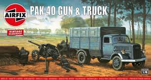 Pak 40 Gun & Opel Blitz Truck 1/76 Scale Airfix A02315V