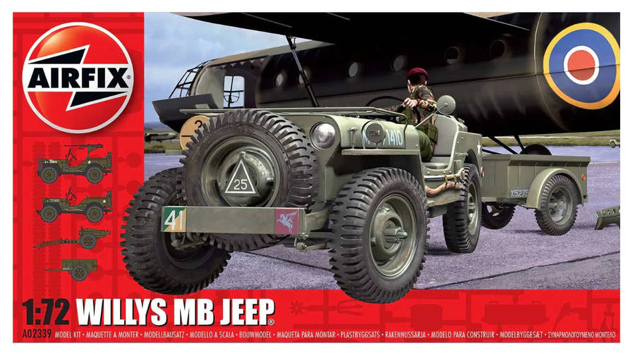 Willys MB Jeep 1/72 Scale Airfix A02339